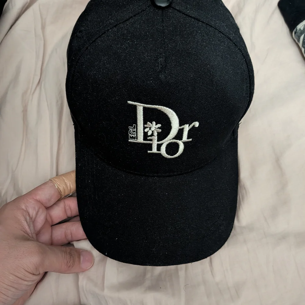 Dior Authentic Black and White Logo Cap - Picture 2 of 5